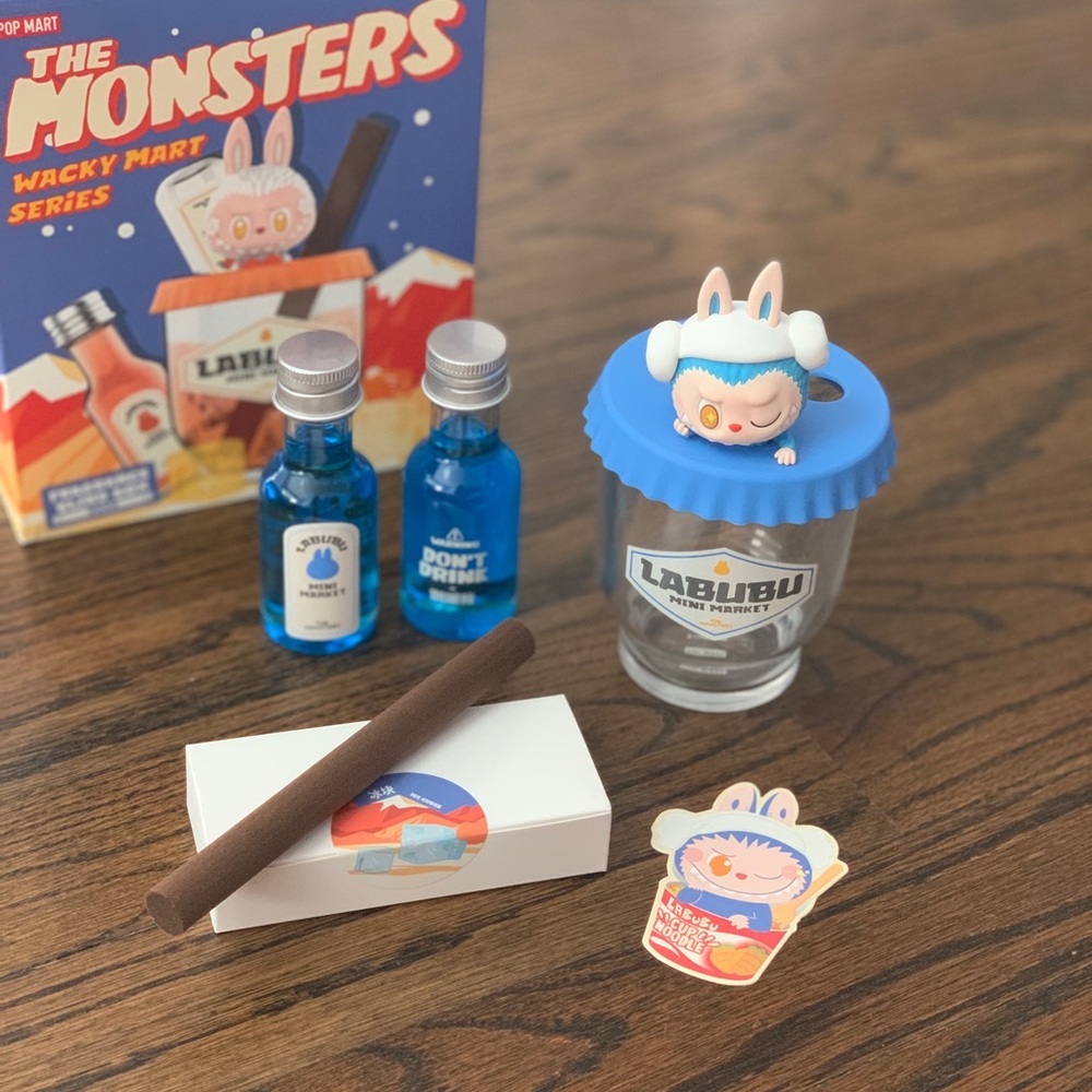 New Pop Mart Wacky Mart Fragrance Diffuser Asia Exclusive - Mint Iced Tea